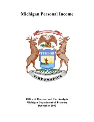 Michigan Personal Income 2002