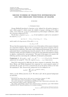 Milnor Numbers of Projective Hypersurfaces and the Chromatic Polynomial of Graphs