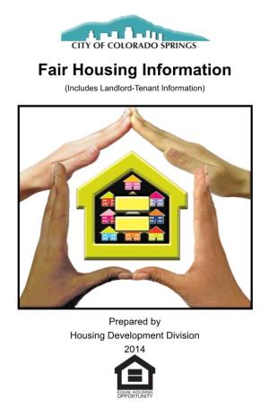 Fair Housing Information Brochure