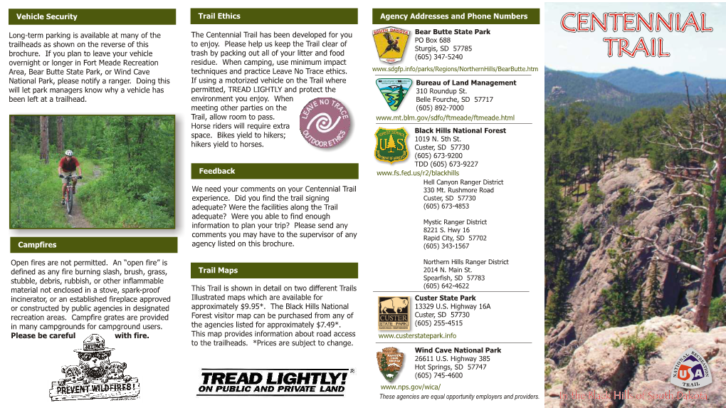 Centennial Trail Brochure