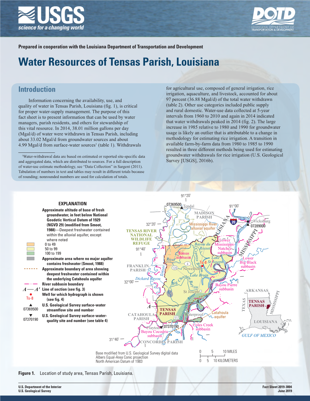 U.S. Geological Survey Fact Sheet 2019-3004