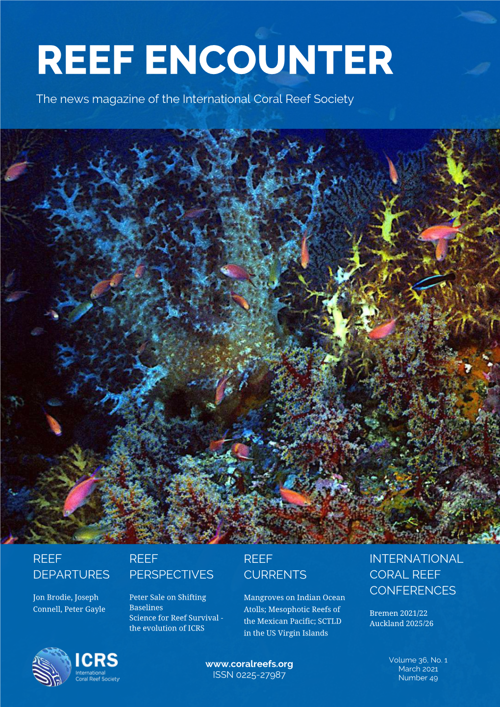 REEF ENCOUNTER the News Magazine of the International Coral Reef Society