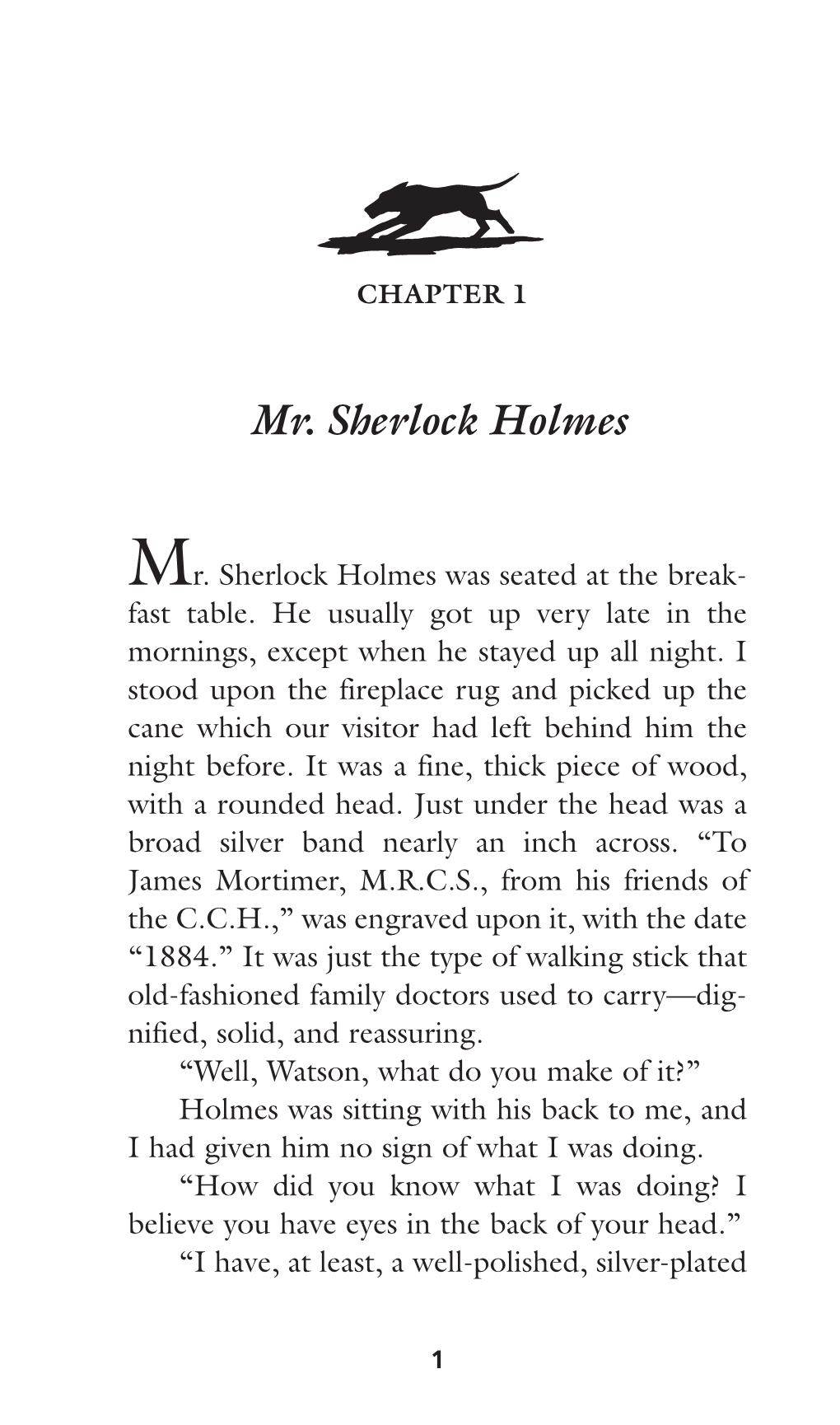 Mr. Sherlock Holmes