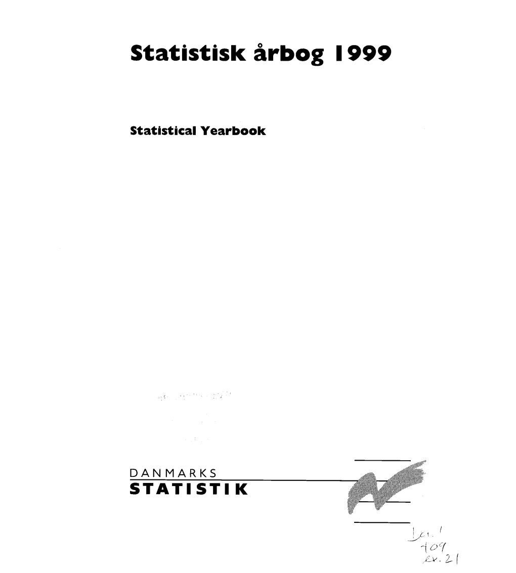 Statistisk Årbog 1999