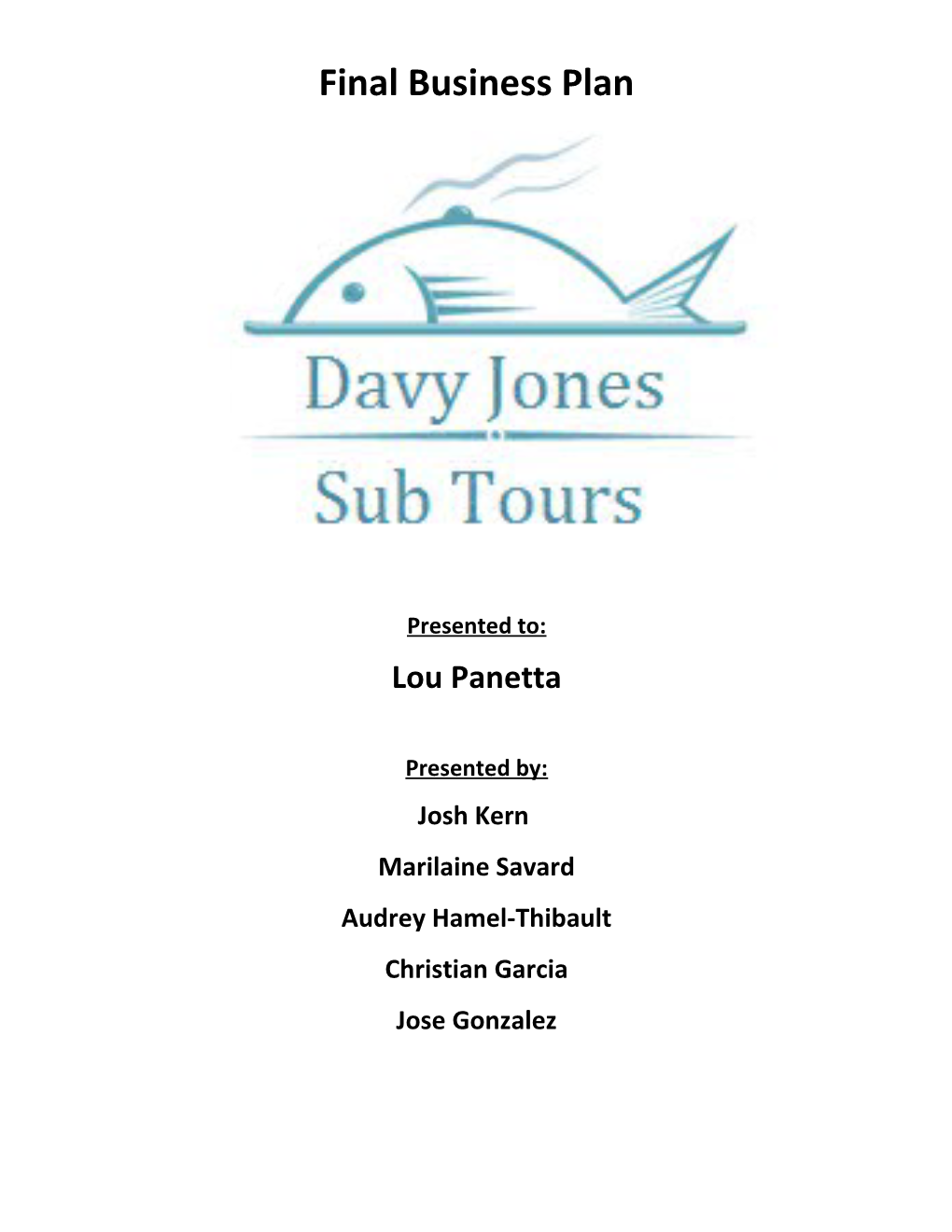 Davy Jones Sub Tours