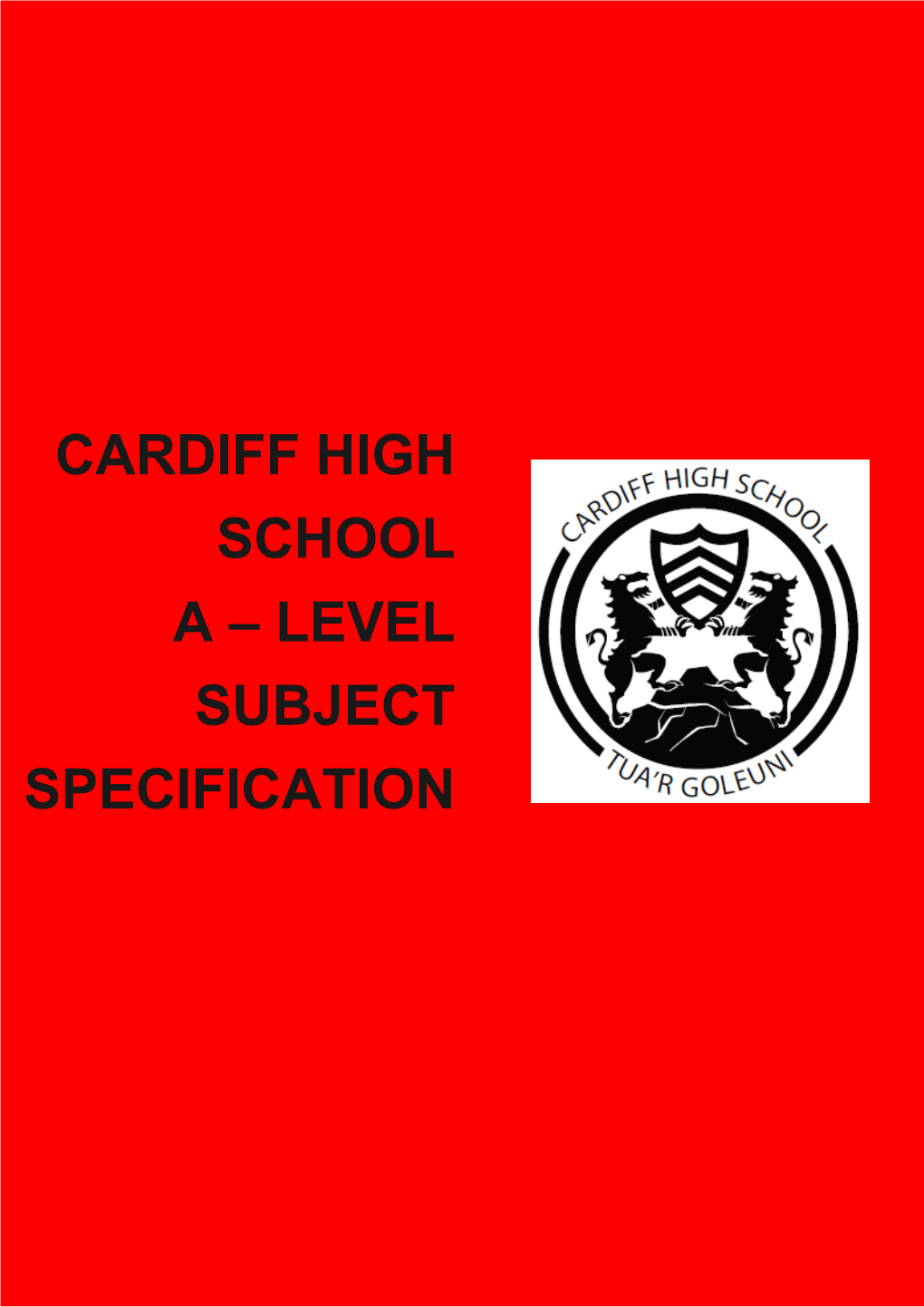 A Level Courses Subject Specification (1) PDF File