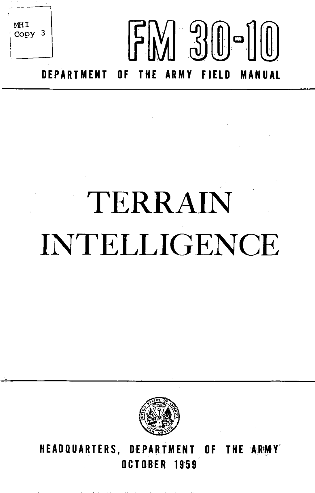 Terrain Intelligence