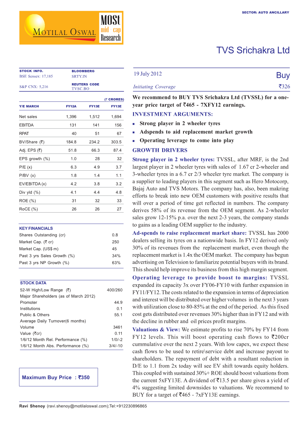 TVS Srichakra Ltd.P65