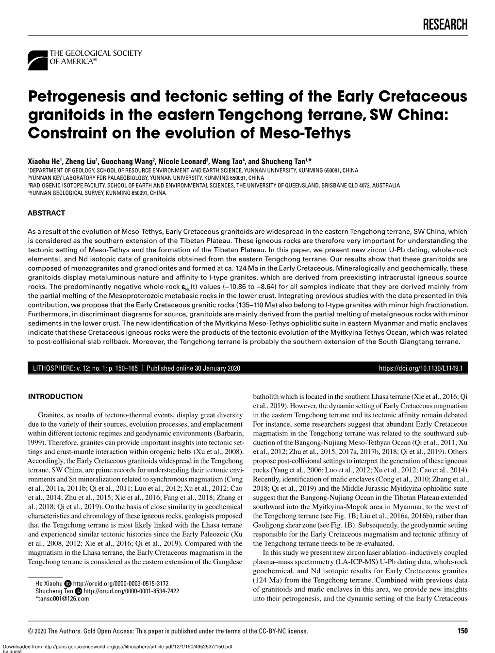 RESEARCH Petrogenesis and Tectonic Setting