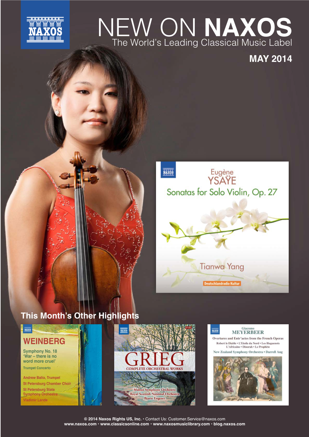 New on Naxos | May 2014