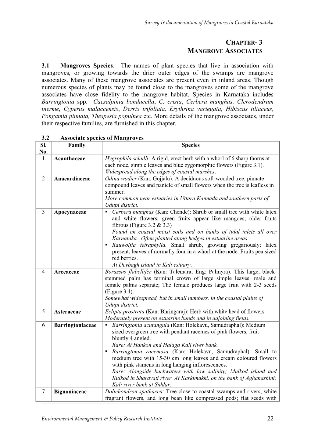 Survey of Flora of Coastal Karnataka Mangroves3