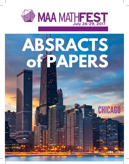 CHICAGO Abstracts of Papers Presented At