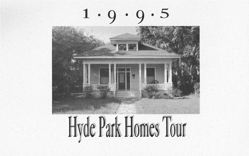 1995 Historic Hyde Park Homes Tour