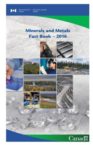 Minerals and Metals Fact Book – 2016