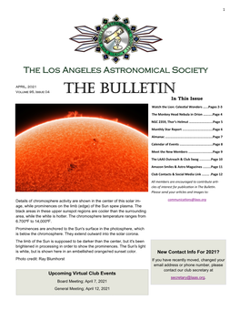 April 2021 PDF Newsletter