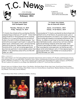 February 2014 Newsletter