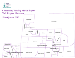 Community Housing Market Report York Region: Markham