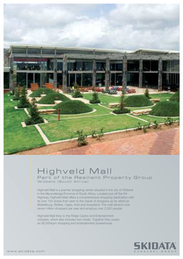 Highveld Mall.Indd