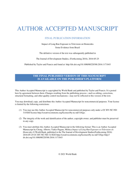 Author Accepted Manuscript