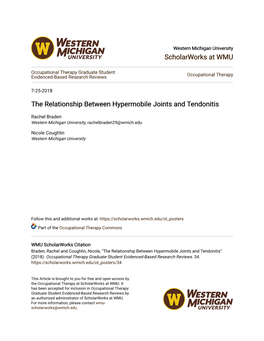 The Relationship Between Hypermobile Joints and Tendonitis