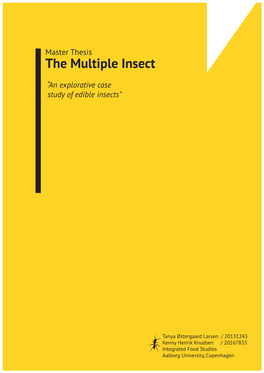 Master Thesis the Multiple Insect