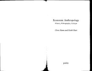Economic Anthropology History, Ethnography, Critique