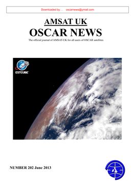 AMSAT UK OSCAR NEWS the Official Journal of AMSAT-UK for All Users of OSCAR Satellites