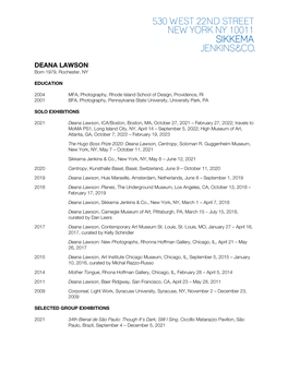 Lawson, Deana CV