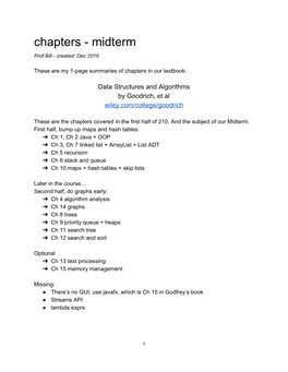 Midterm Prof Bill - Created: Dec 2016