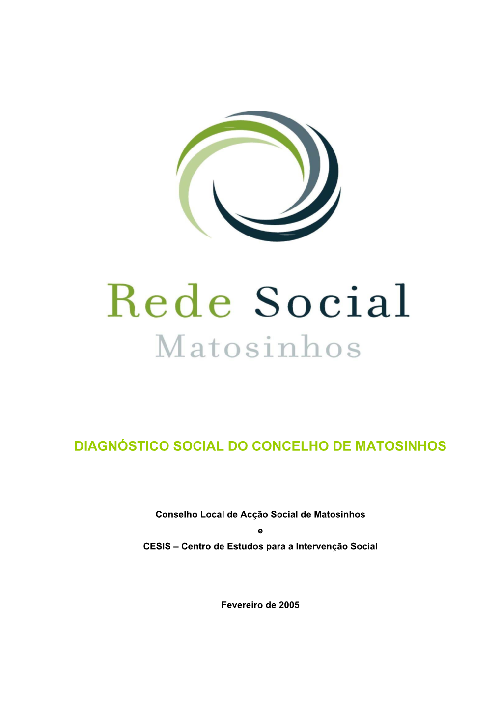 Diagnóstico Social Do Concelho De Matosinhos