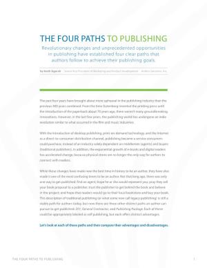 The Four Paths to Publishing