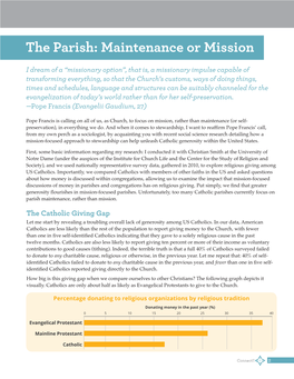The Parish: Maintenance Or Mission
