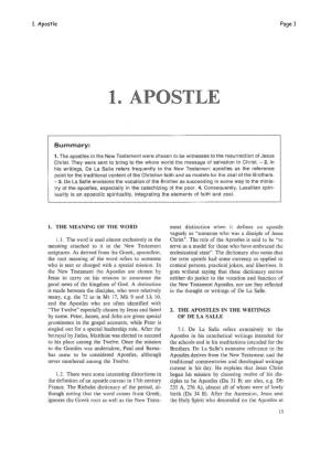 1. Apostle Page 1