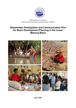 Mekong River Commission Basin Development Plan Programme Phase 2 (BDP2)