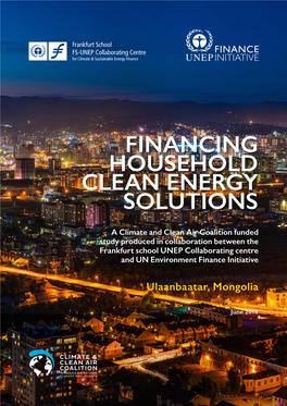 Financing Household Clean Energy Solutions