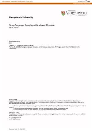 Aberystwyth University Kangchenjunga: Imaging A