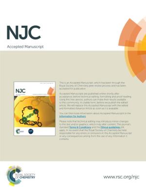NJC Accepted Manuscript