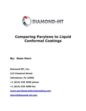 Comparing Parylene to Liquid Conformal Coatings