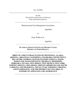Amicus Brief Without the Parties’ Consent Or Leave of the Court