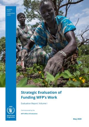 Strategic Evaluation of Funding WFP's Work