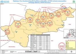 Pakistan: Over Burdened Health Facilities with Influx of Idps in Host Communities of Hangu District, NWFP Province DRAFT