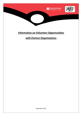 Information on Volunteer Opportunities with Partner Organisations