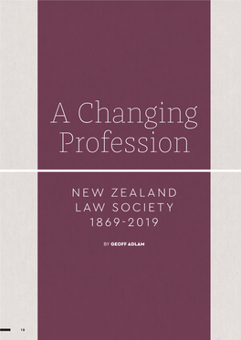 New Zealand Law Society 1869-2019