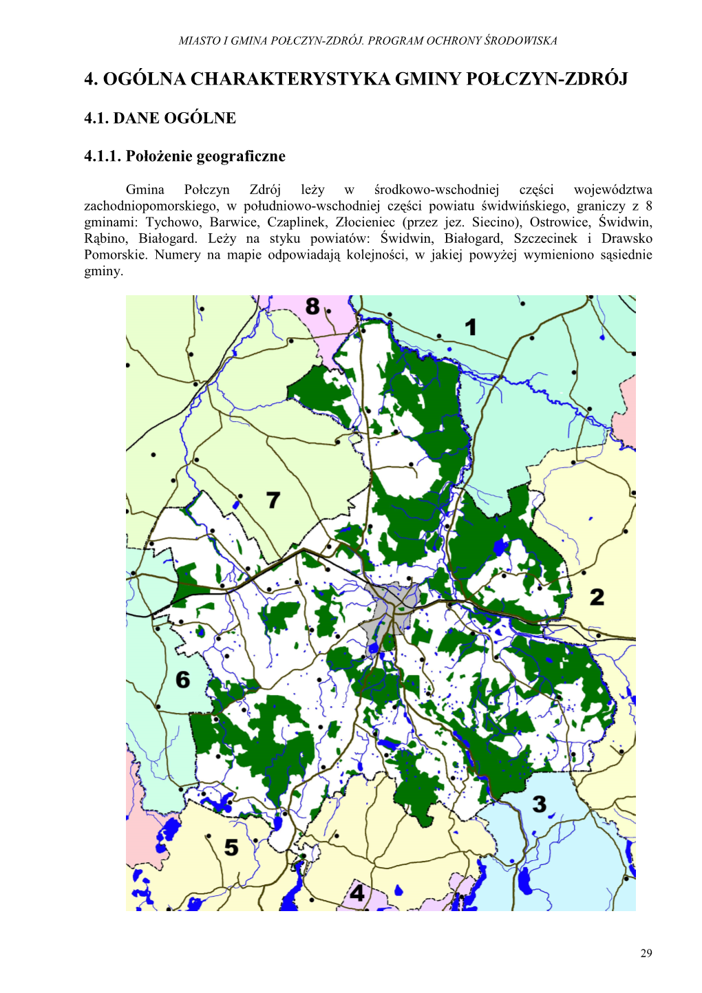 4. Ogólna Charakterystyka Gminy Połczyn-Zdrój