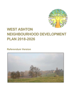 West Ashton Neighbourhood Development Plan 2018-2026