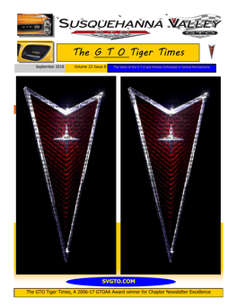 The G T O Tiger Times