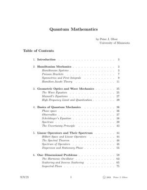 Quantum Mathematics