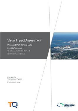 Visual Impact Assessment Proposed Port Kembla Bulk Liquids Terminal
