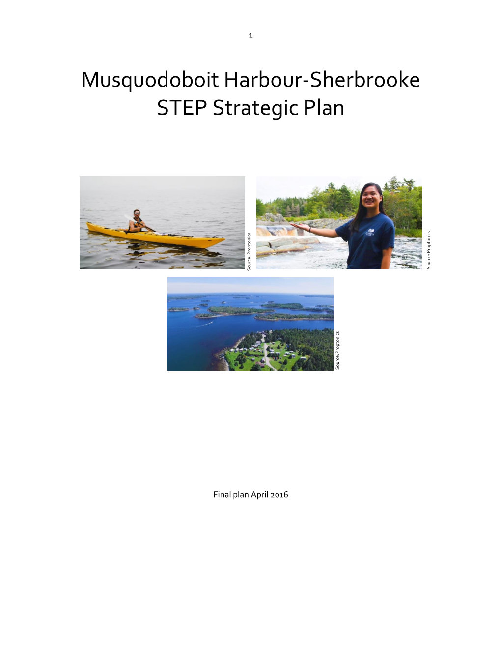 Musquodoboit Harbour-Sherbrooke STEP Strategic Plan