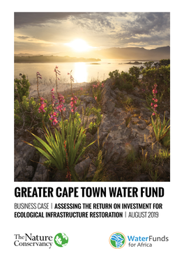 Business Case for the Greater Cape Town Water Fund